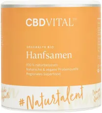 Geschlte Bio Hanfsamen - 250g