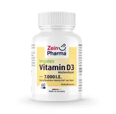 Vegane Vitamin D3 7.000 I.E. - 60 Kapseln