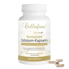 Cellufine Silizium-Kapseln PLUS Spurenelemente - 120 vegane Kapseln