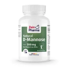 Natural D-Mannose 500mg - 60 Kapseln