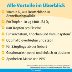 Dr. Jacob's Vitamin D3 �l Baby - 20 ml